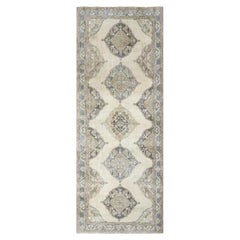 Vintage Turkish Oushak Rug - 4'9" x 12'7"
