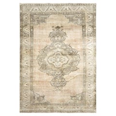 Vintage Turkish Oushak Rug - 5'11" x 8'5"