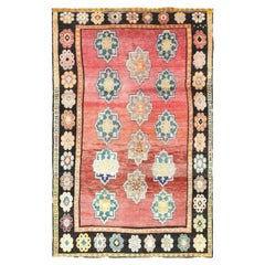 Vintage Turkish Oushak Rug - 5'2" x 7'11"
