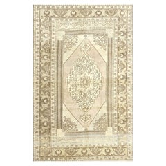 Vintage Turkish Oushak Rug - 5'2" x 8'1"