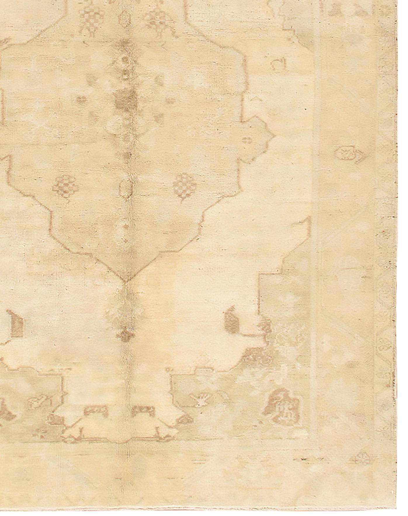 Alfombra Turca Oushak Vintage, 1,70 x 1,80 m en venta 1