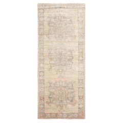 Vintage Turkish Oushak Rug - 5'3" x 12'10"