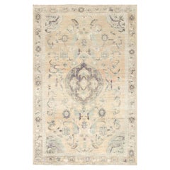 Vintage Turkish Oushak Rug - 5'5" x 8'2"