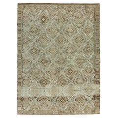 Tapis turc Oushak vintage 5'6 X 7'2