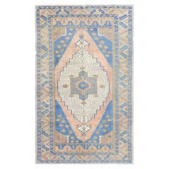 Vintage Turkish Oushak Rug - 5'8" x 9'