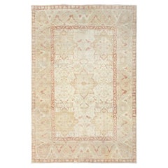 Vintage Turkish Oushak Rug - 5'9" x 8'7"