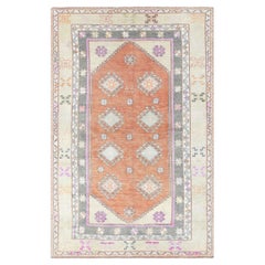 Vintage Turkish Oushak Rug - 5'9" x 8'8"
