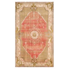 Vintage Turkish Oushak Rug - 6'1" x 10'3"