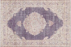 Vintage Turkish Oushak Rug - 6'11" x 10'2"