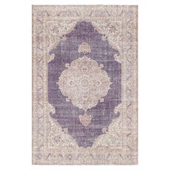 Vintage Turkish Oushak Rug - 6'11" x 10'2"