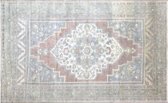 Vintage Turkish Oushak Rug - 6'11" x 11'
