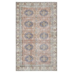 Vintage Turkish Oushak Rug - 6'3" x 10'5"
