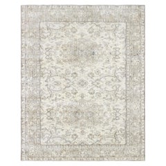 Vintage Turkish Oushak Rug - 6'4" x 8'1"