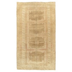 Alfombra turca Oushak vintage  6'6 x 12'4