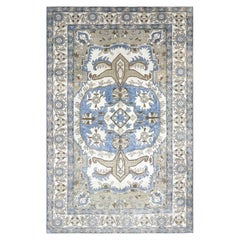 Vintage Turkish Oushak Rug - 7'6" x 11'9"