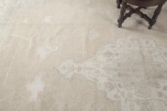 Vintage Turkish Oushak Rug by Mehraban Rugs