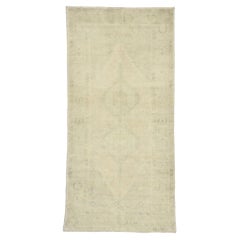 Vintage Turkish Oushak Rug, Calm Cohesion Meets Easygoing Elegance