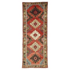 Vintage Türkisch Oushak Teppich Teppich Läufer