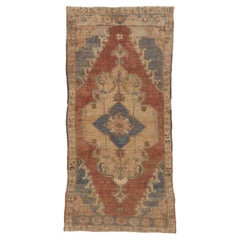 The Sovereign Legacy: A Vintage Turkish Oushak Masterpiece of Noble Heritage