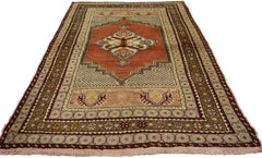 Vintage Turkish Oushak Rug, Entry or Foyer Rug