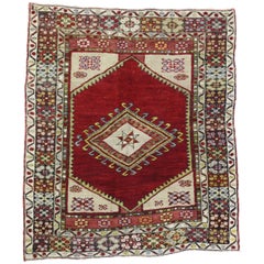 Alfombra Turca Oushak Vintage Pequeña