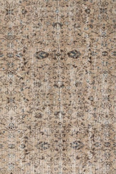 Vintage Turkish Oushak Rug