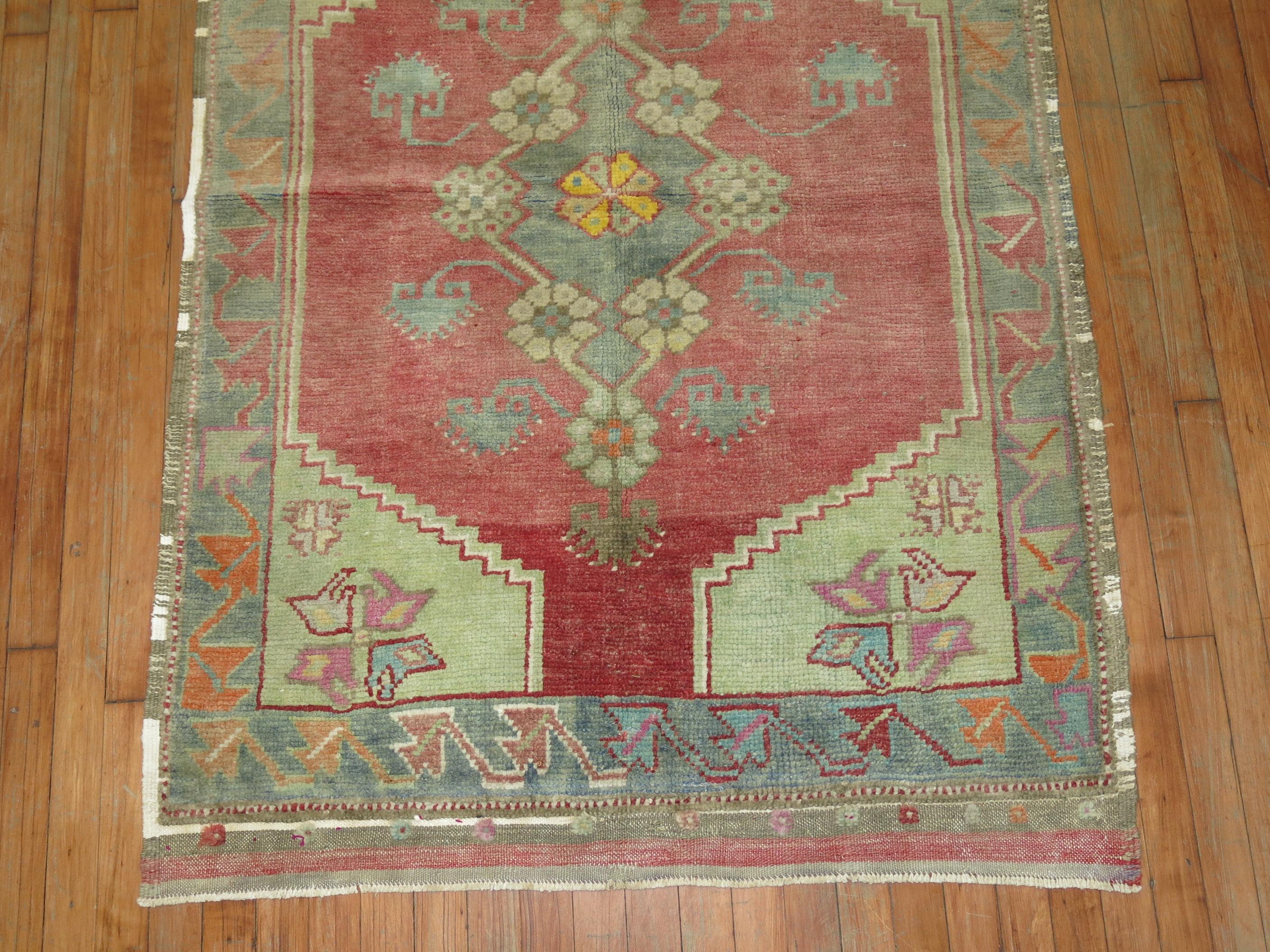 Vintage 20th century Oushak Rug

Oushak rugs are prized for their rich looks as well as for their high quality and exceptional beauty, which makes them excellent decorative pieces and in high demand all-over the world.