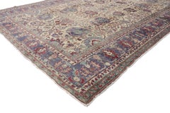 Vintage Turkish Oushak Rug