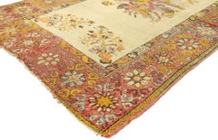 Vintage Turkish Oushak Rug
