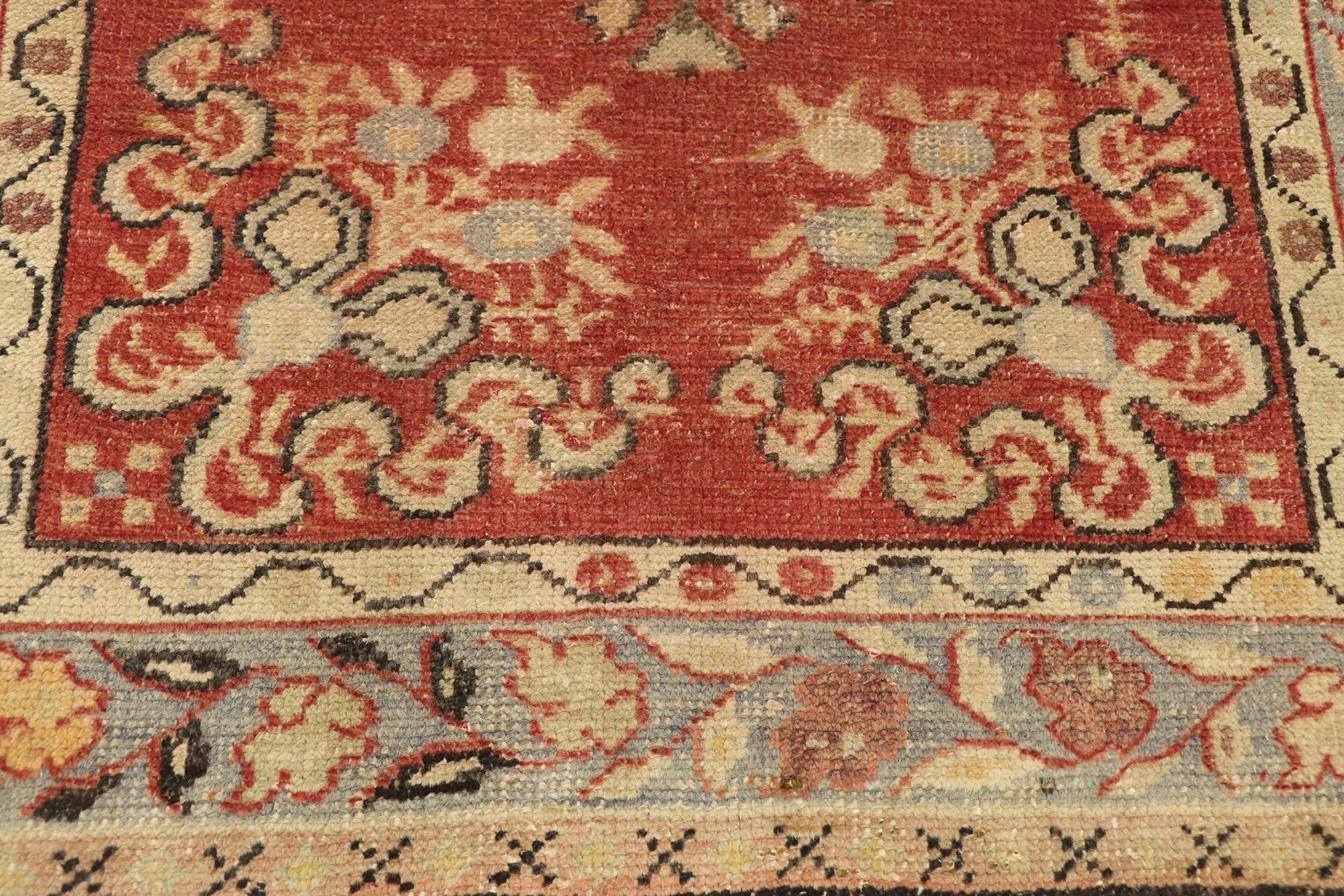 Alfombra turca Oushak vintage Anudado a mano en venta