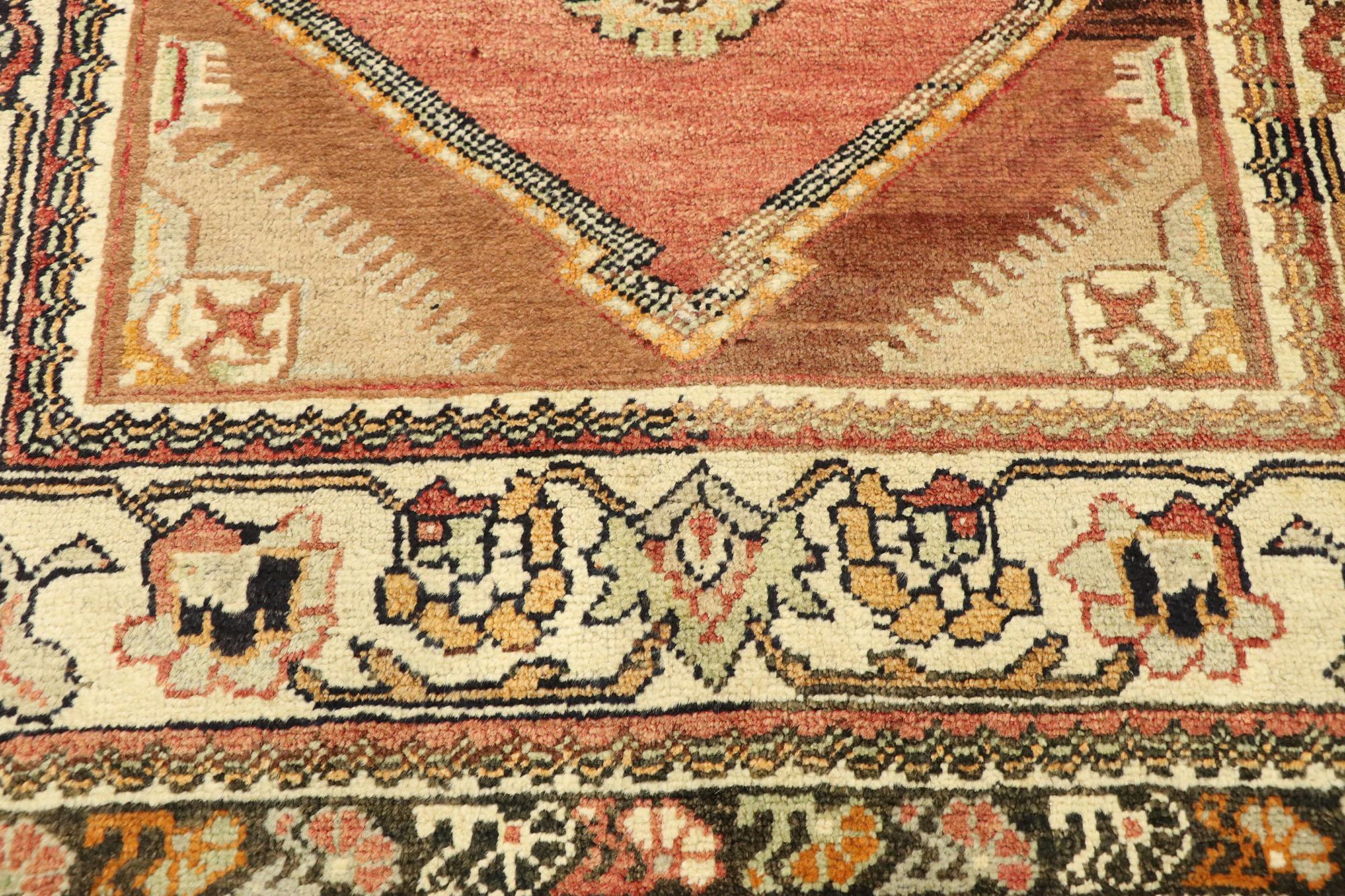 Alter türkischer Oushak-Teppich (Handgeknüpft) im Angebot