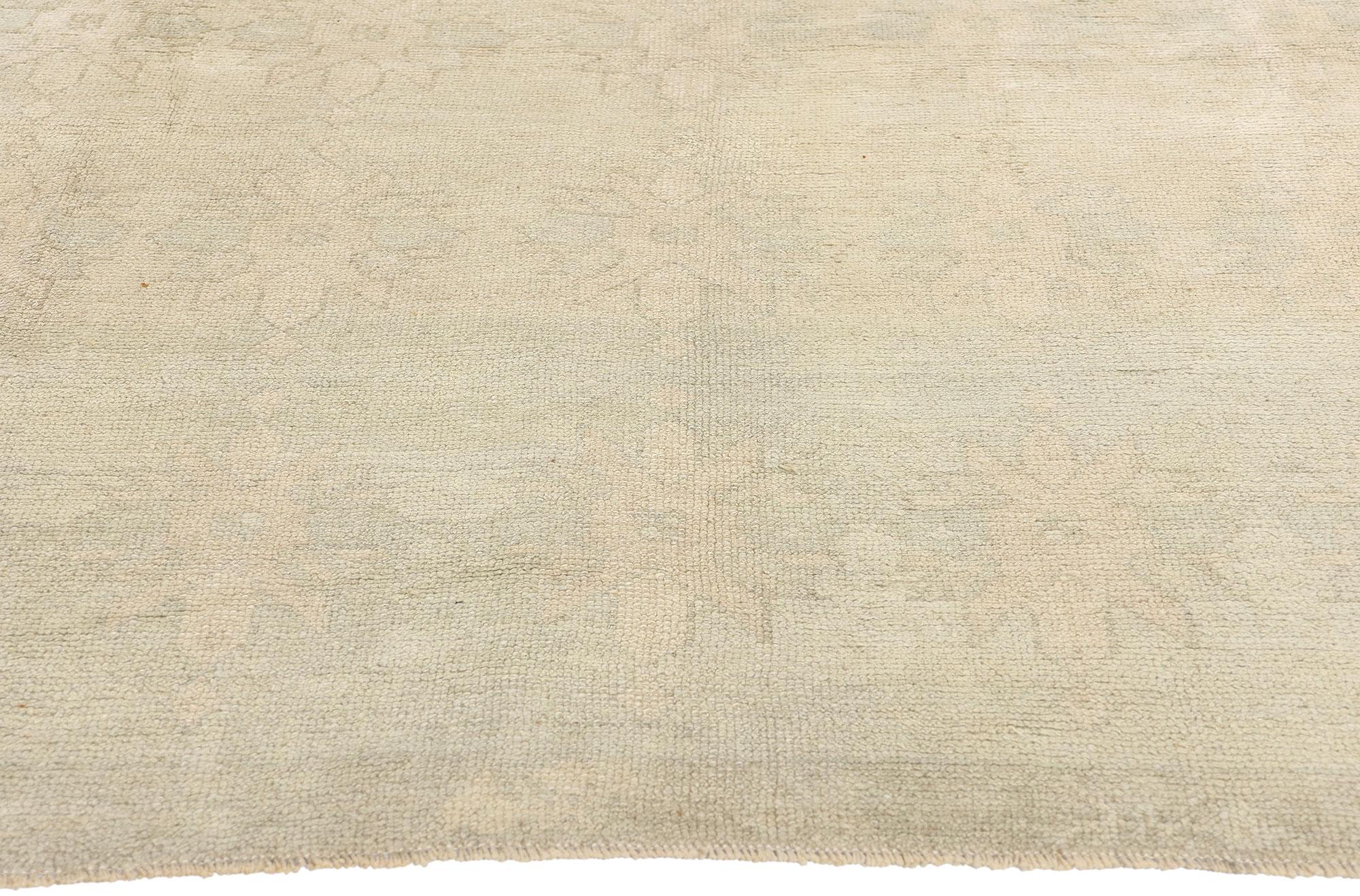 Noué à la main Tapis de Turquie vintage Oushak en vente