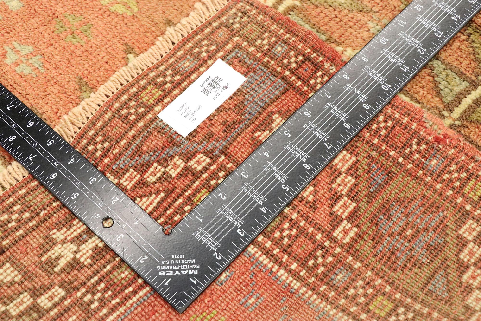 Tapis de Turquie vintage Oushak Bon état - En vente à Dallas, TX