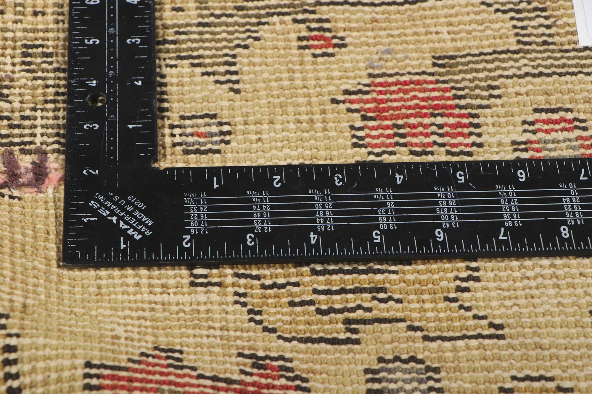 20ième siècle Tapis de Turquie vintage Oushak en vente