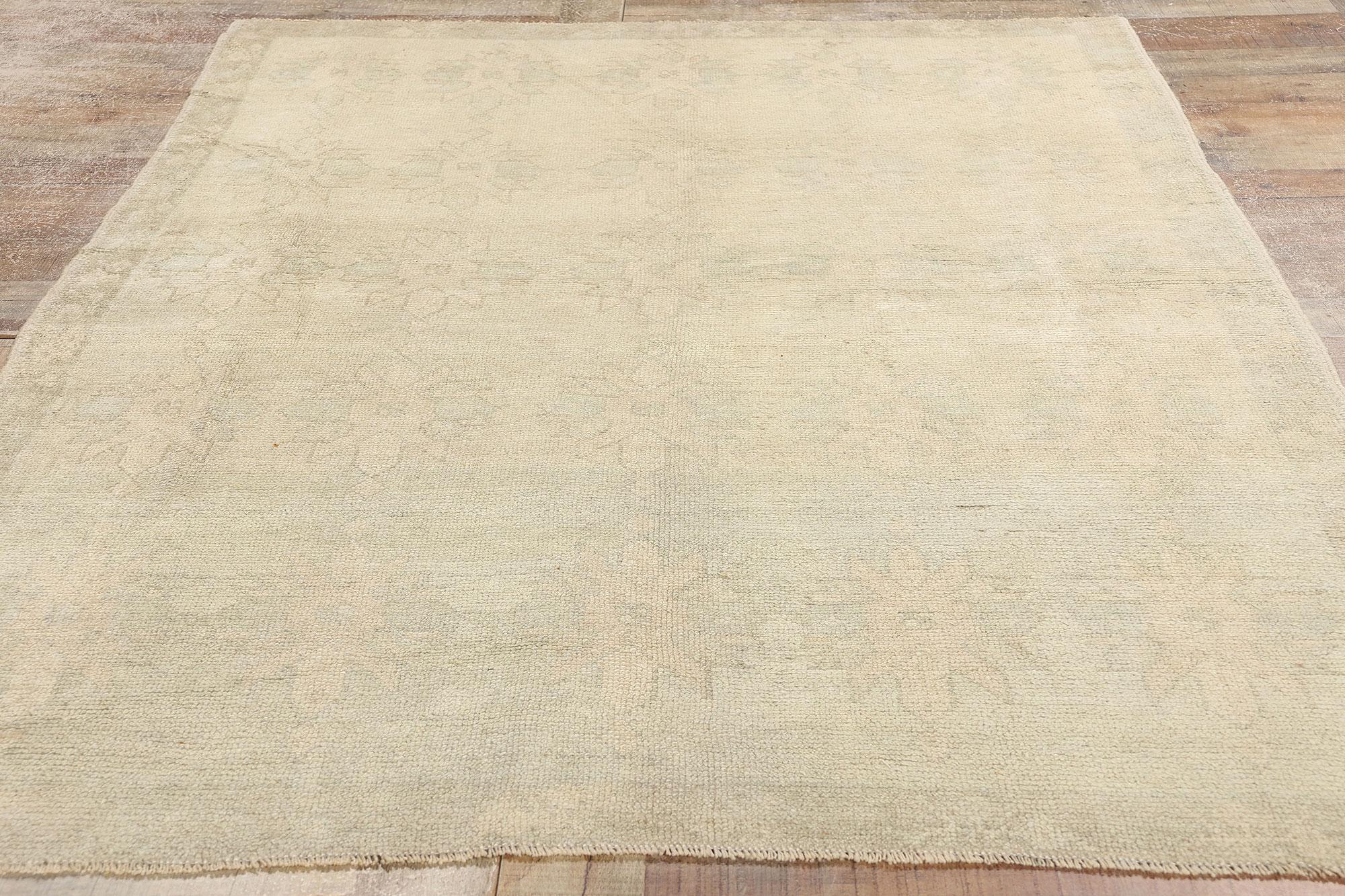 Tapis de Turquie vintage Oushak en vente 1
