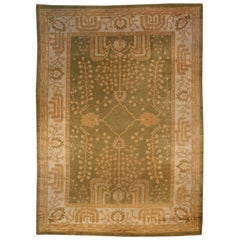 Antique Turkish Oushak Rug
