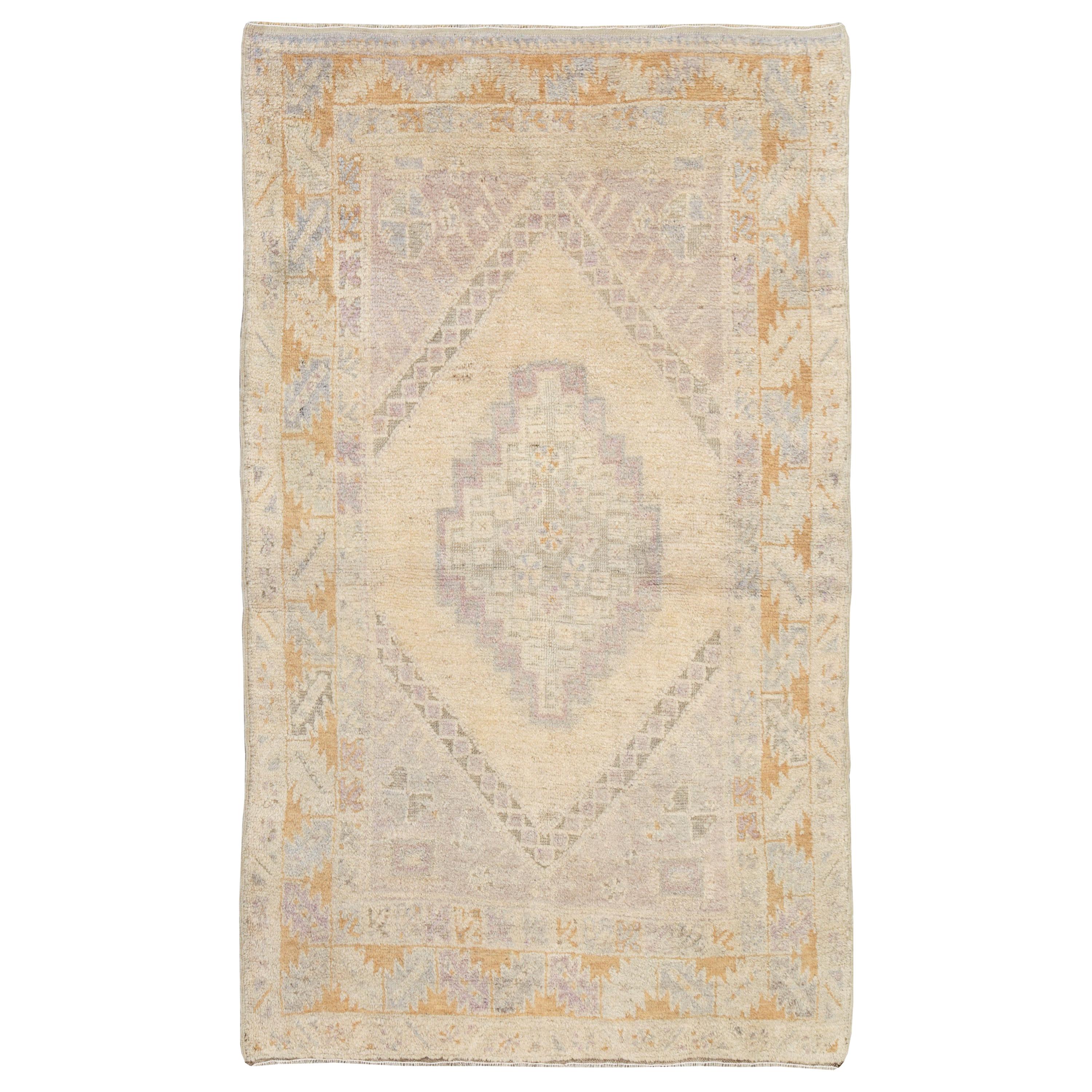 Türkischer Oushak-Teppich, Vintage