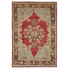 Tappeto turco vintage Oushak