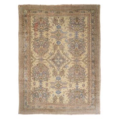 Vintage Turkish Oushak Rug