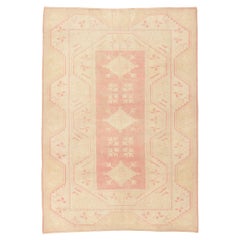 Vintage Turkish Oushak Rug, Traditional Sensibililty Meets Relaxed Refinement
