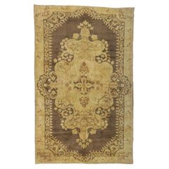 Retro Turkish Oushak Rug