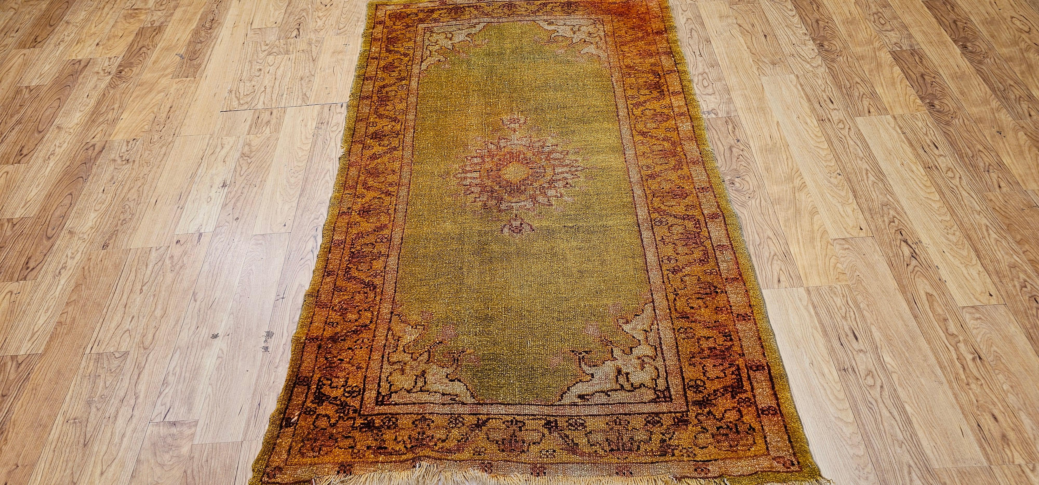 Tappeto turco vintage Oushak in Greene & Greene in vendita 6