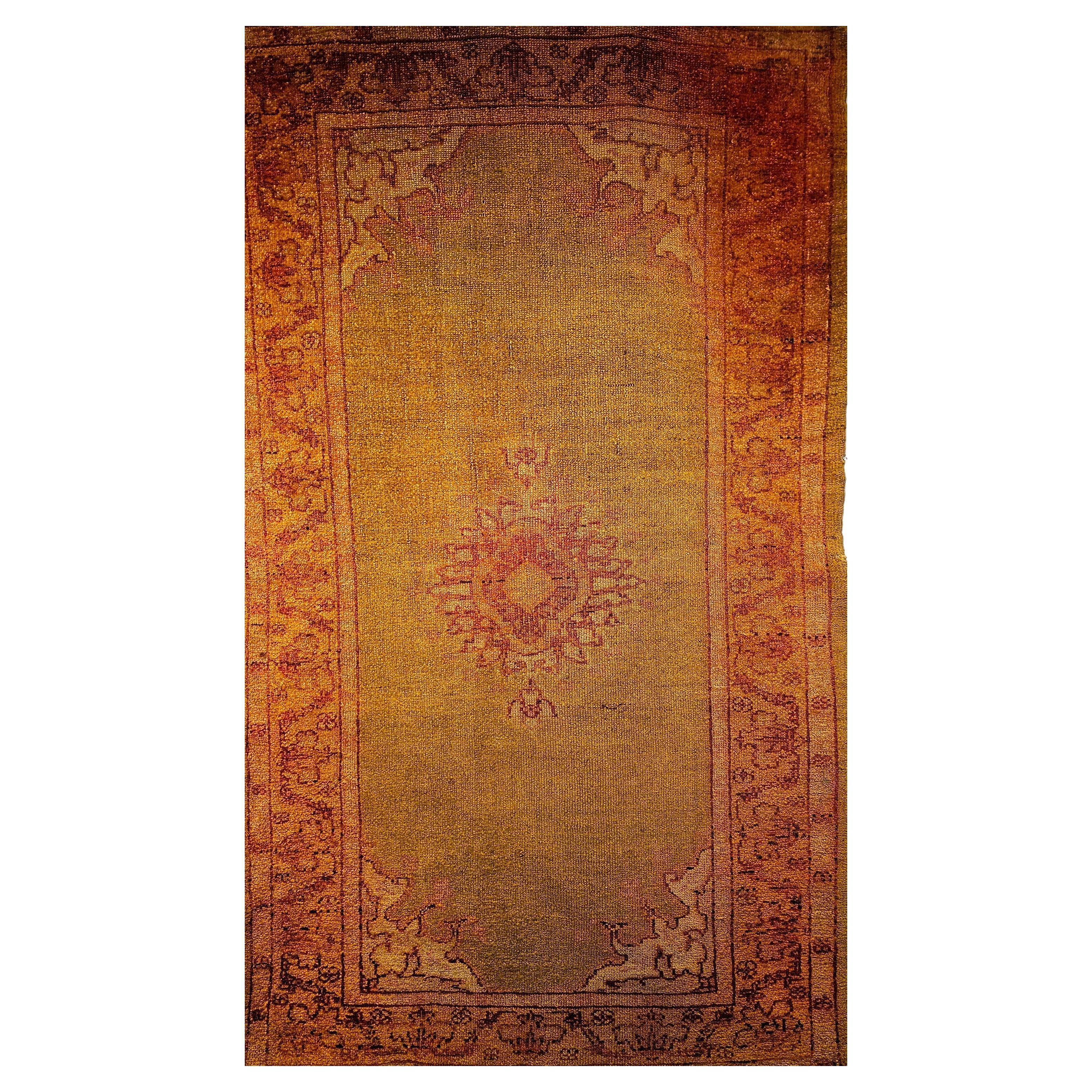 Vintage By Oushak Rug in Chartreuse Greene Greene