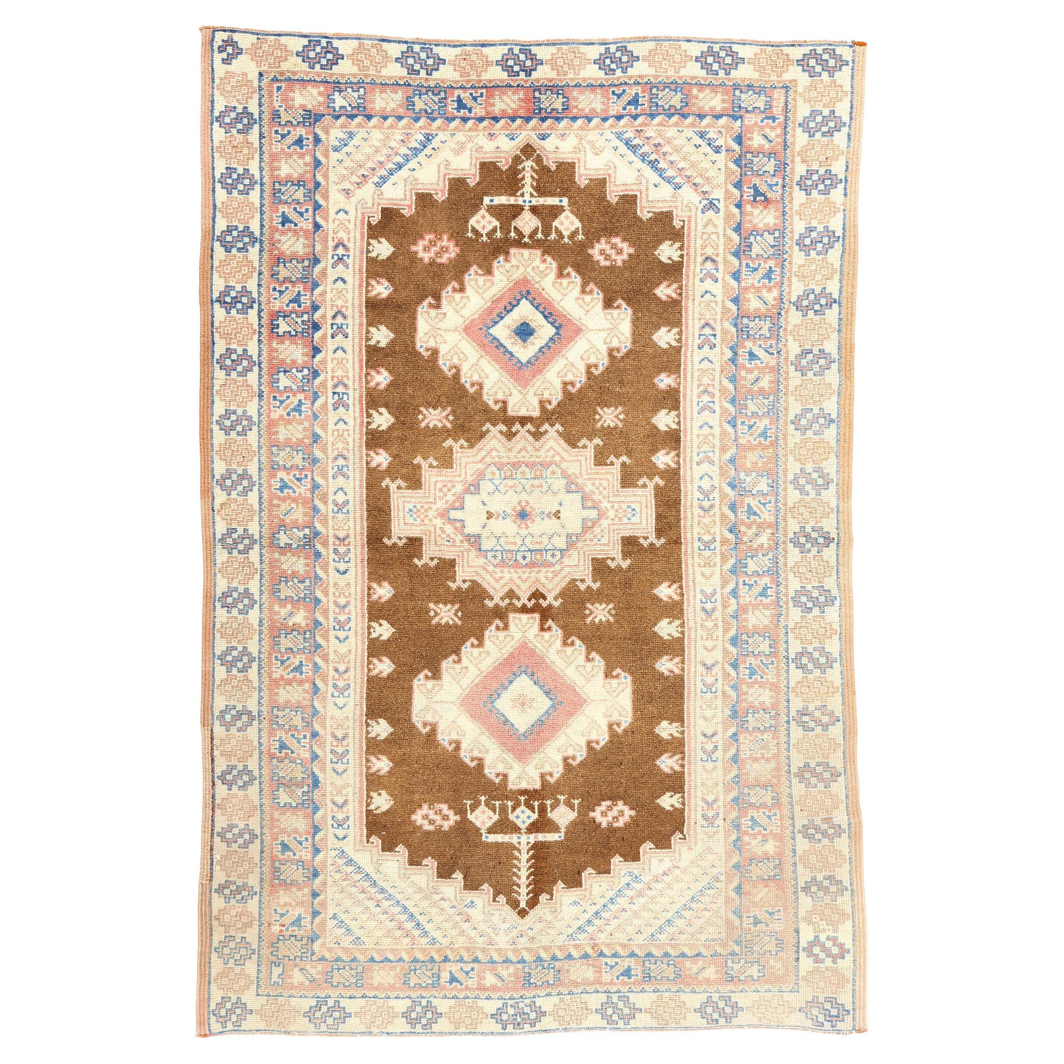 Tapis de Turquie vintage Oushak