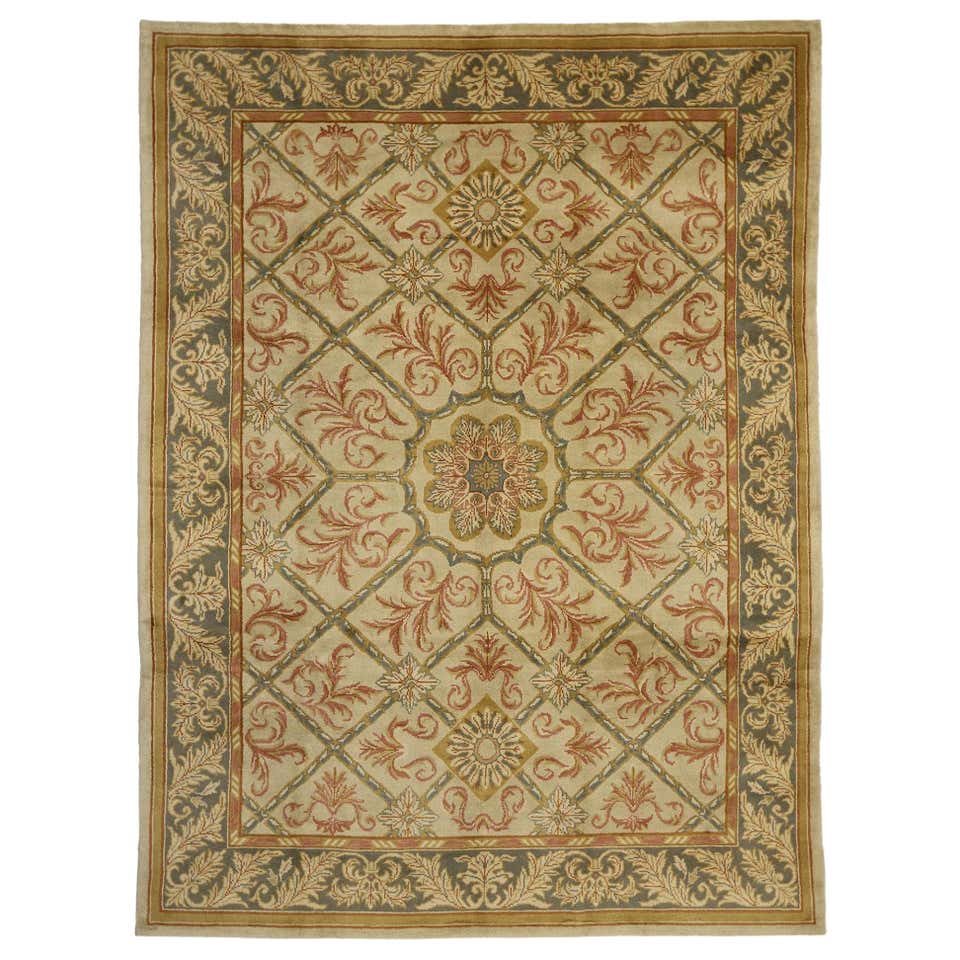 Vintage Oversize Octagon Edward Fields Rug with Regal Old World Style ...
