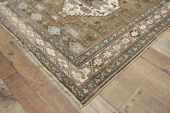 Vintage Turkish Oushak Rug with French Country Tribal Style