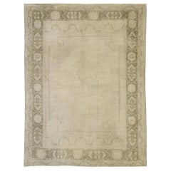 Used Turkish Oushak Rug with Mission Style