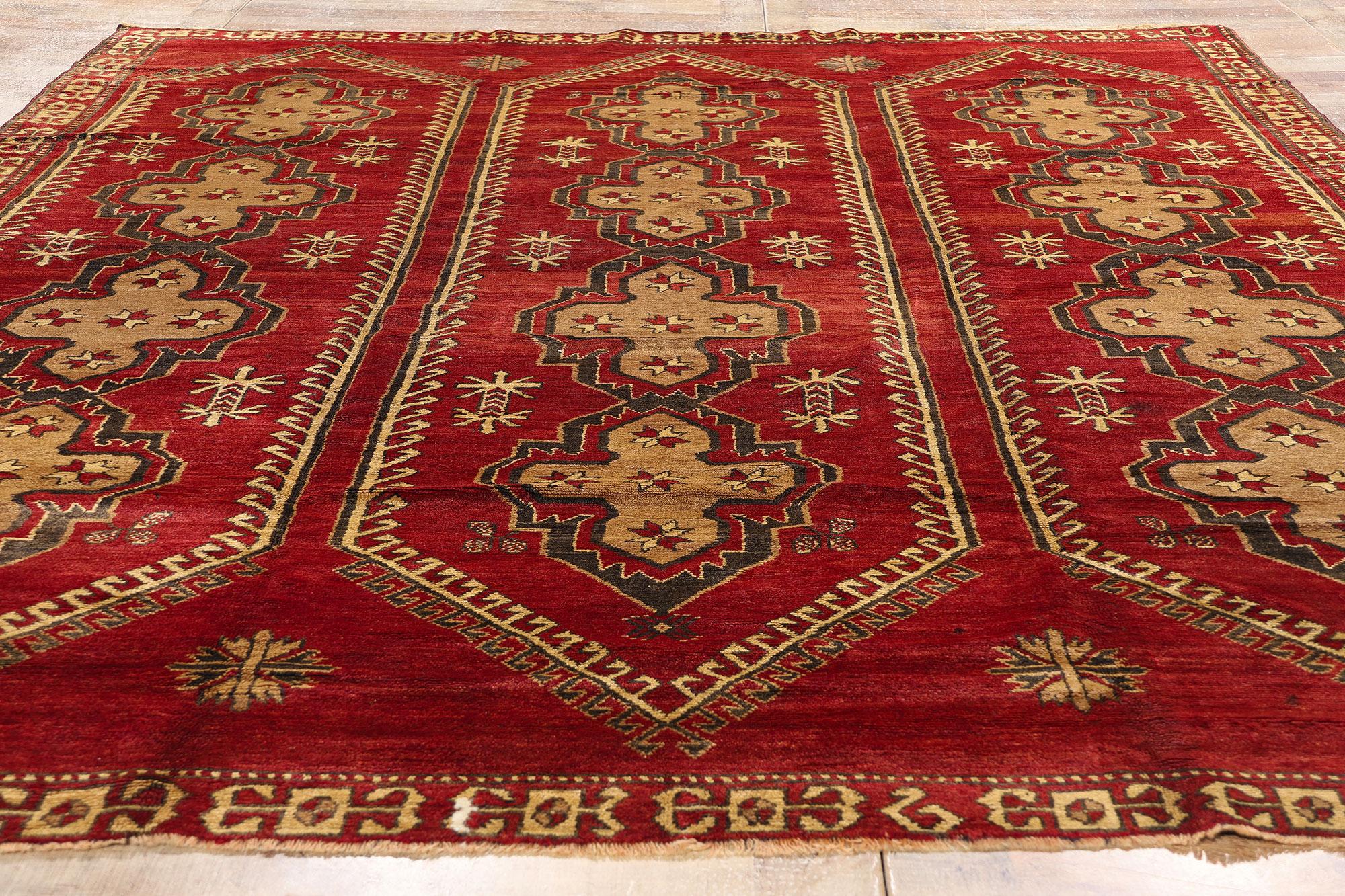20th Century 1960's Turkish Oushak Carpet with Modern Style