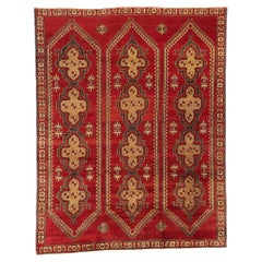 Tapis turc Oushak des années 1960 avec style moderne