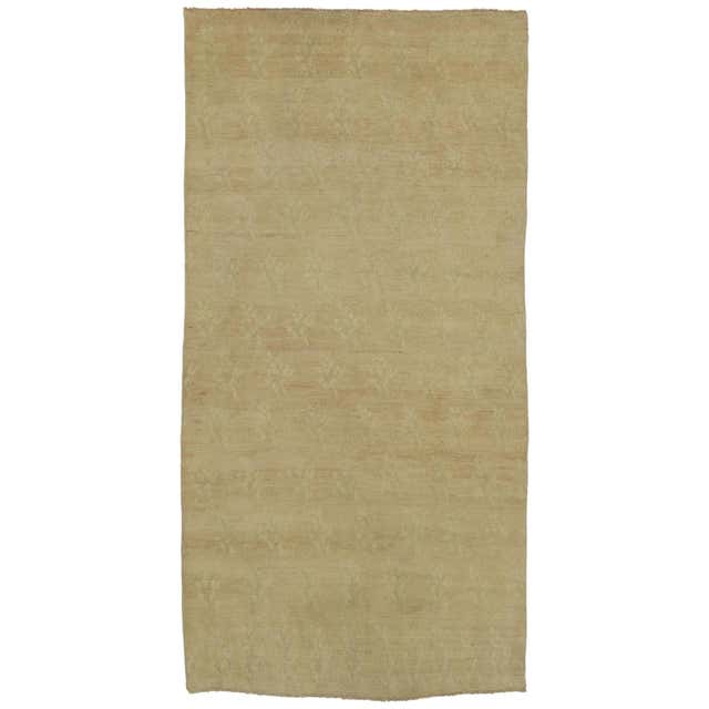 Vintage Turkish Kars Rug with Modern Mission Style, Square Area Rug For ...